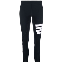 Thom Browne Womens Four Stripes Compression Leggings FARFETCH