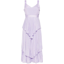 SAIID KOBEISY Womens poplin layered midi dress FARFETCH
