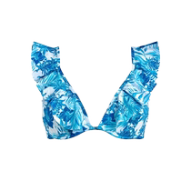 VILEBREQUIN Womens Tahiti Flower printed ruffle detail bikini top is amazing