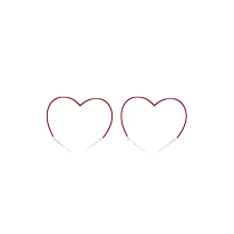 Y Project womens two-tone heart-shaped earrings FARFETCH