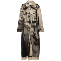 Jean Paul Gaultier womens optical illusion print trench coat FARFETCH