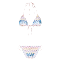 Missoni Ensemble de bikini en lurex tressé zigzag femme FARFETCH