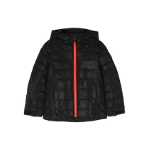 ROSSIGNOL Golden Rooster childrens wear logo print hooded padded jacket FARFETCH