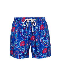 Peninsula Swimwear Mens Casablanca Paisley Print Swim Shorts