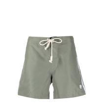 Palm Angels mens logo embroidered side stripe swim trunks FARFETCH