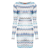 Missoni Womens Zigzag Crochet Knitted Beach Dress FARFETCH