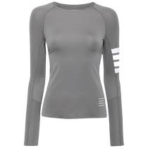 Thom Browne Womens Four Stripes Long Sleeve T-Shirt FARFETCH