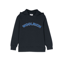 Woolrich childrens preppy terry logo hoodie FARFETCH
