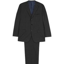 Kiton mens notch lapel single-breasted suit FARFETCH