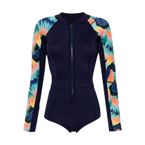 Duskii Womens Tropical Print Long Sleeve One-piece Swimsuit FARFETCH