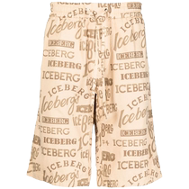Final Sale]Iceberg mens logo printed casual shorts FARFETCH