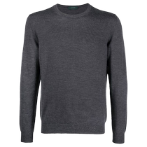 Zanone mens round neck dense knit sweater FARFETCH