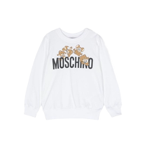 Moschino childrens logo printed cotton sweatshirt FARFETCH
