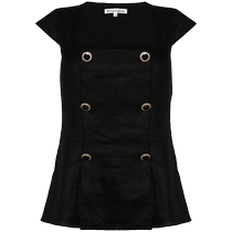 Reformation Womens Meela Linen Top FARFETCH