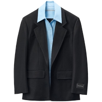Alexander Wang Womens Pre-styled Layered Single-Breasted Blazer