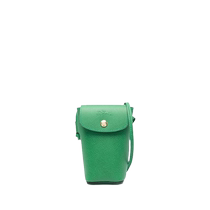 LONGCHAMP Longchamp womens logo embossed leather phone case FARFETCH