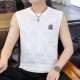 Clearance Pickup Ice Silk Vest Men's Summer Quick-Drying Trendy Brand Sports Waistcoat Loose Mesh Breathable Sleeveless T-Shirt