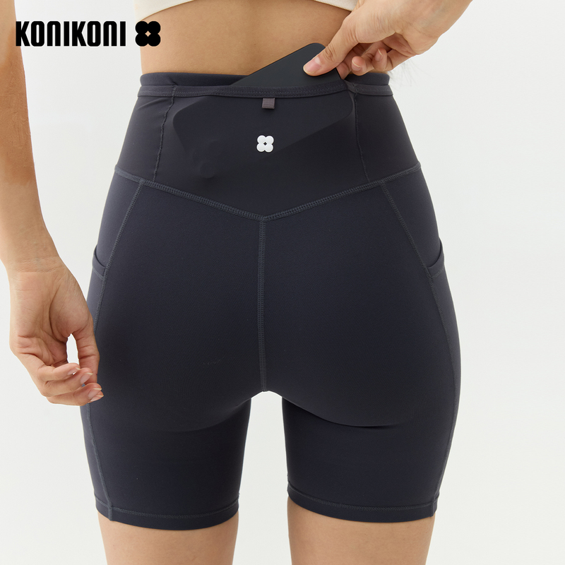 Konikonired Shaping 4” Sports Shorts Tight-Fitting Multi-Pocket Training Compression Fitness Running Tennis Shorts Konikonired Shaping 4” Sports Shorts Tight-Fitting Multi-Pocket Training Compression Fitness Running Tennis Shorts