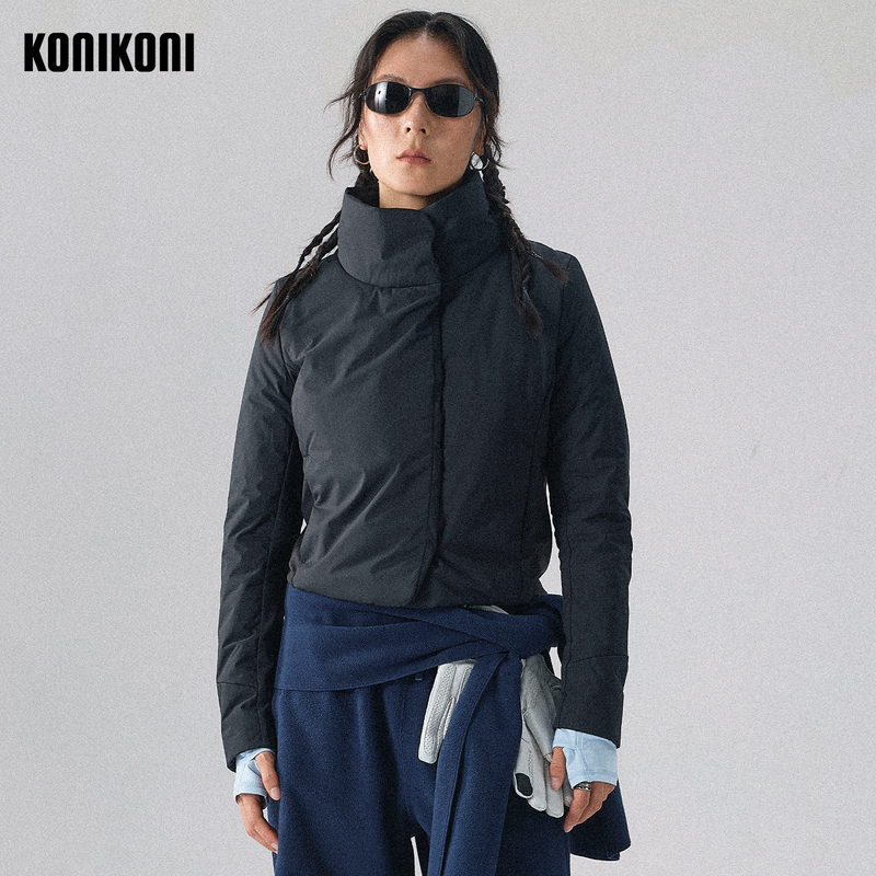 Konikoni Lightweight Women's Cotton Coat Outdoor Dupont Professional Thermal Layer Cold-Proof Jacket Windproof Warm Jacket Konikoni Lightweight Women's Cotton Coat Outdoor Dupont Professional Thermal Layer Cold-Proof Jacket Windproof Warm Jacket