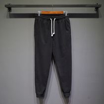 RDUM Knitted Sport Leggings Simple Plush Trousers Drawstring Sweatpants Yu Wen Le Tide Brand AUGE