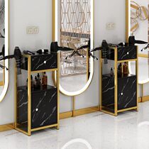 Net red barbershop tool cabinet Beauty salon small cabinet Hair salon special cart shelf Hair salon hair cutting table