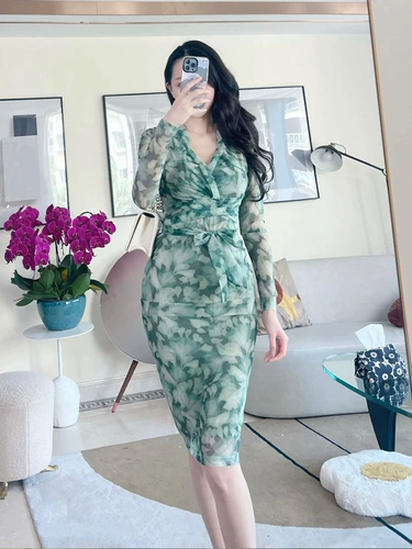 Женская летняя юбка, приталенное платье, французский стиль, изысканный стиль