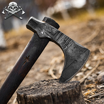 American imported Mccoun hand-forged Indian walnut long-handled custom ax Scout handmade tomahawk