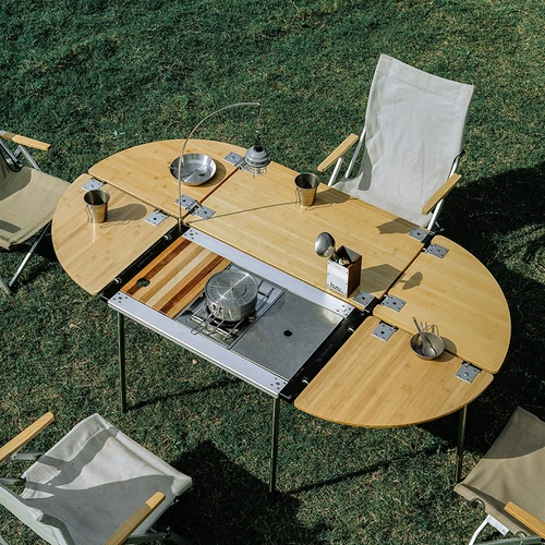 Xidengle Igt Table Mobile Kitchen Set Camping Camping Stagging Tabling, чтобы адаптироваться к домашнему кулинарному столу Curefeng Courtyard