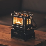 Черный однотонный жук, новинка 2025 года, настольная печь, уличная портативная ретро-лампа, масляная плита, атмосфера для кемпинга, керосиновая лампа