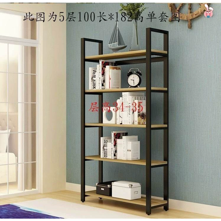 Tủ trưng bày sản phẩm salon tóc kiểu container đơn giản, vách ngăn tầng kệ, bàn cắt tóc đa năng - Kệ / Tủ trưng bày