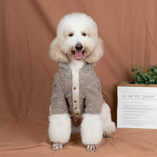 Симпатичная собачья одежда осень и зима большая собака золотисто -ретривер Лабрадор Доберман Огромная дорогая собачья одежда Интернет знаменитость Большая собака толстовка