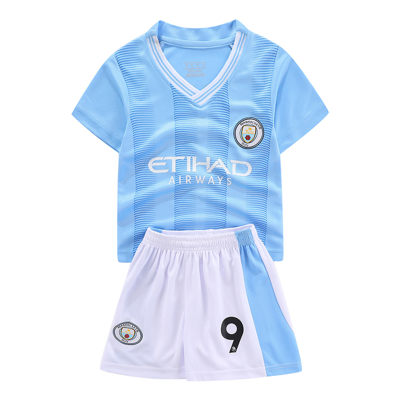 Children's and Adults' Haaland Jersey Shorts Set De Bruyne Football Uniform Set Haaland Jersey Children's and Adults' Haaland Jersey Shorts Set De Bruyne Football Uniform Set Haaland Jersey
