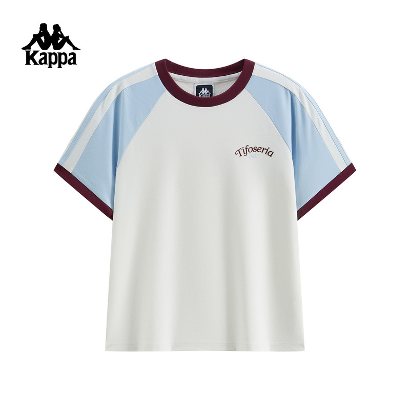 Kappa Back-To-Back Short-Sleeve T-Shirt for Women 2026 New Summer Skin-Friendly, Loose and Casual Sports Top Kappa Back-To-Back Short-Sleeve T-Shirt for Women 2026 New Summer Skin-Friendly, Loose and Casual Sports Top