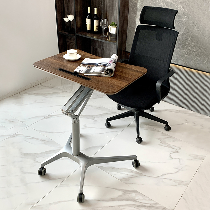 Removable standing workbench notebook office computer lift table heightened home study table bedside table