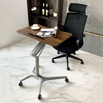 Removable standing workbench notebook office computer lift table heightened home study table bedside table