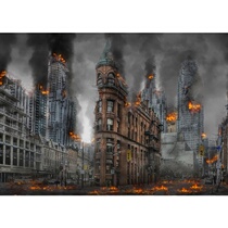 Terror attack on US wood-adult puzzle 1000 pieces of childrens toy presents