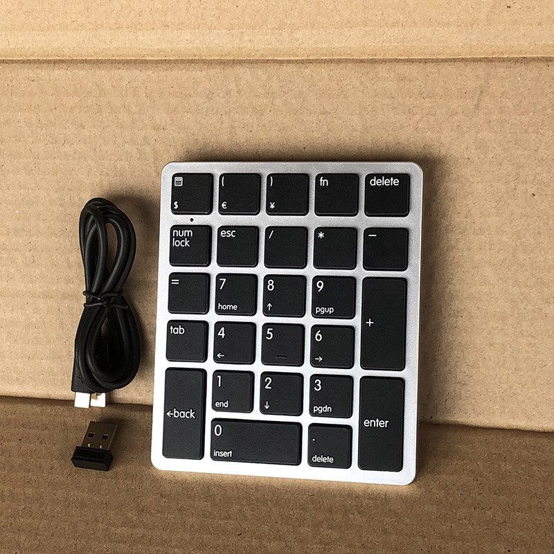 Left and right brackets calculator key 26 key professional accounting laptop external digital keypad wired USB