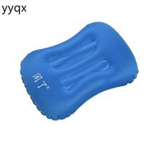 agTPU充气枕旅行折叠枕吹气式充气枕 户外柔软成人腰枕充气枕头 