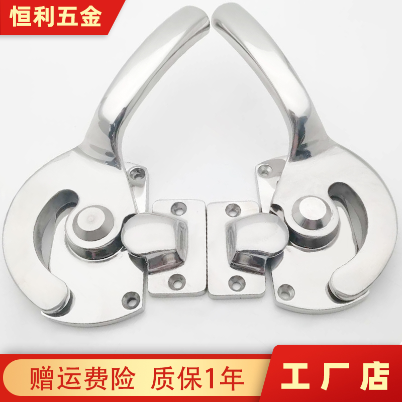 Finely Cast 304 Stainless Steel Rotation Forcing Tight Soundproofing Door Sealing Equipment Door Handle Test Case Oven oven Oven Handle