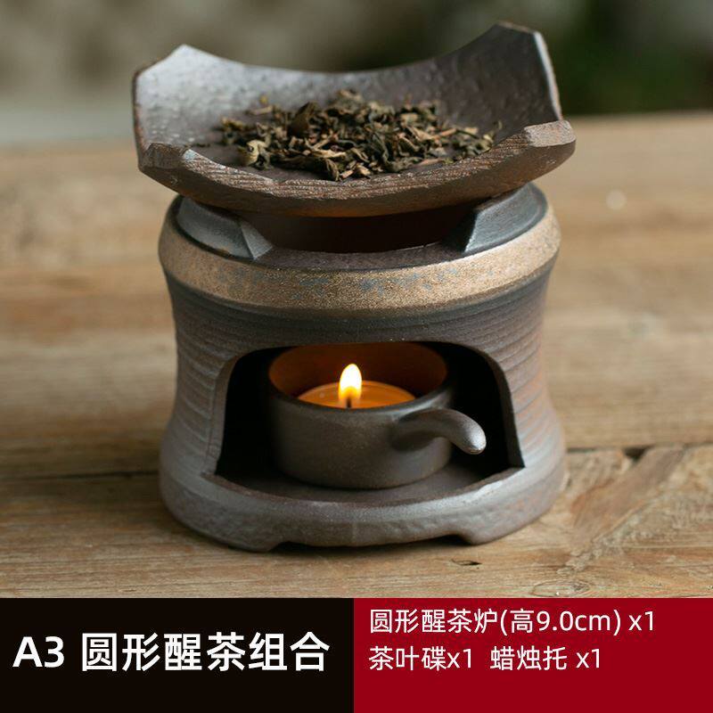 ten instrumental home coarse pottery-tea-making stove tea Tiber candle baking oven Ceramics Tea Making Stove Wake-up Tea-way accessories