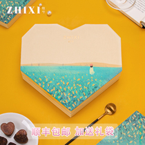 Zhixi brown sugar ginger tea ancient handmade heart-shaped gift box menstrual period aunt qi and blood conditioning to send girlfriend independent package