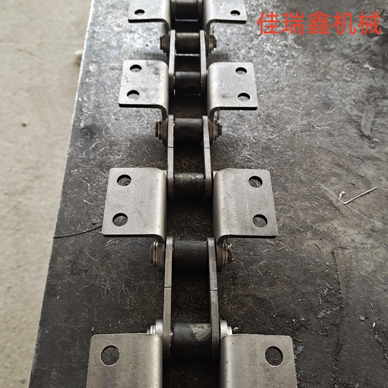 Stainless steel bent plate chain c2040-c2082 large pitch lug bent plate transmission chain 48A double row roller chain