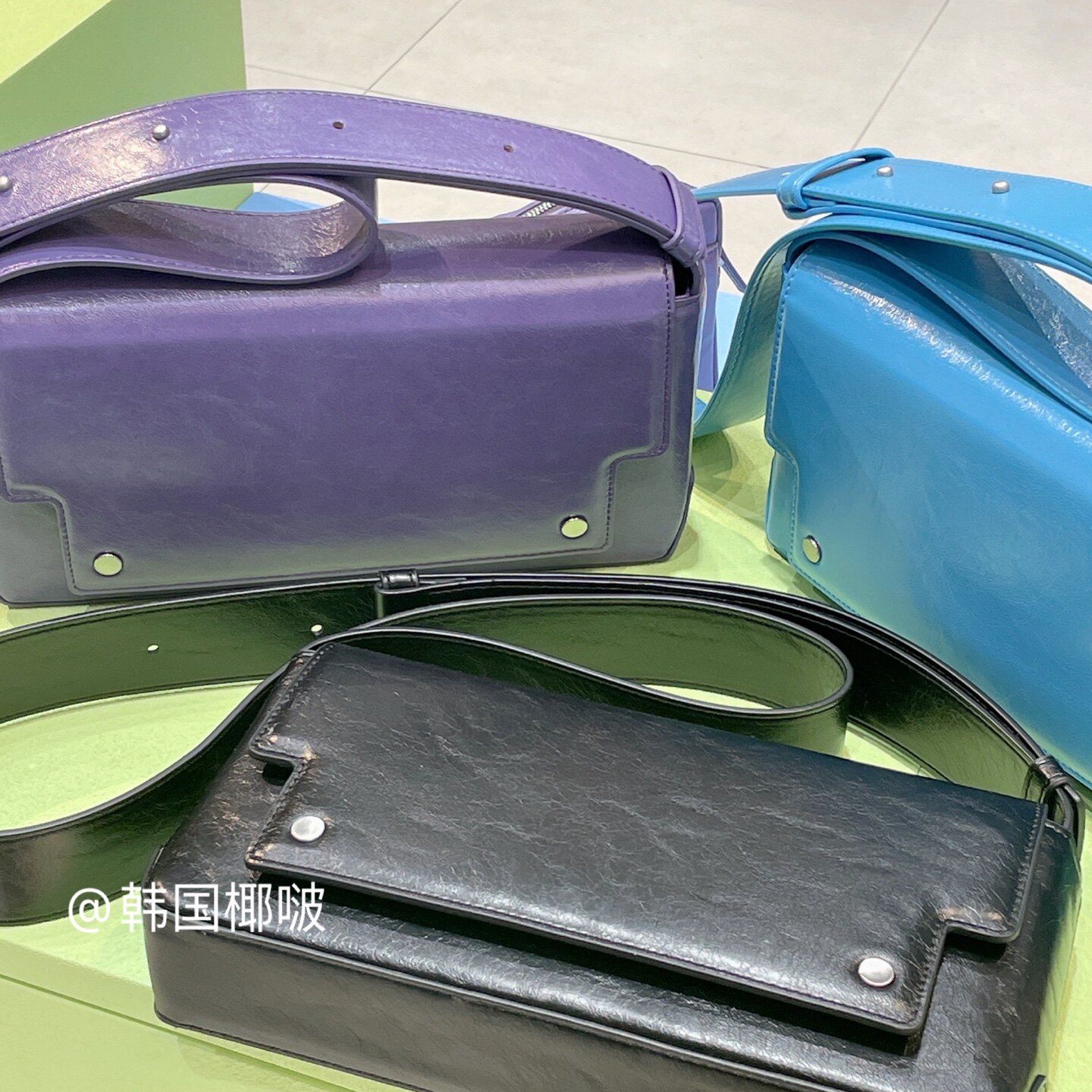 South Korea Coconut FIND KAPOOR Direct Mail 22 Spring New Pu Color Square Single Piece Slipper Envelope