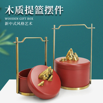 New new Chinese style modern creative landscape entrance simple decoration model room hotel designer soft decoration