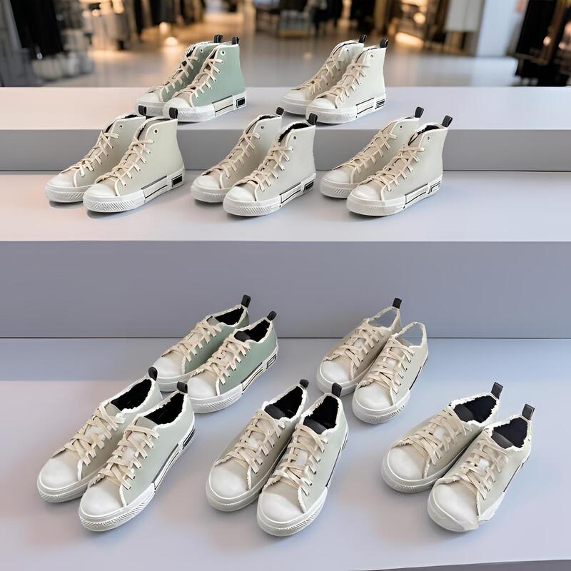 Hong Kong Purchase of D-Brand Lettered High-Top Spring and Autumn Sneakers, High-Quality Replica Casual Fashion Low-Top Luxury Couple Canvas Shoes Hong Kong Purchase of D-Brand Lettered High-Top Spring and Autumn Sneakers, High-Quality Replica Casual Fashion Low-Top Luxury Couple Canvas Shoes