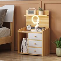 Bedside shelf small bedside cabinet small lockers household living room sofa side cabinet Nordic style
