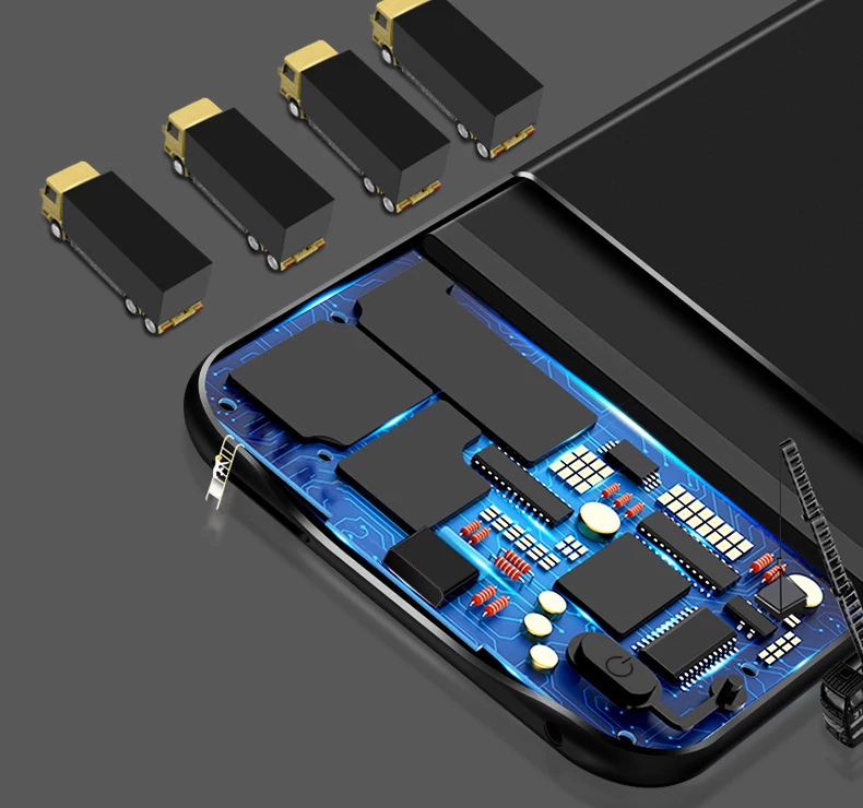 Для Huawei Y9 2019 Honor 8X Зарядное устройство Внешний чехол аккумулятора S