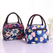 Handbag waterproof Oxford cloth lunch box bag lunch bag cosmetic bag mommy bag for work shopping small cloth bag