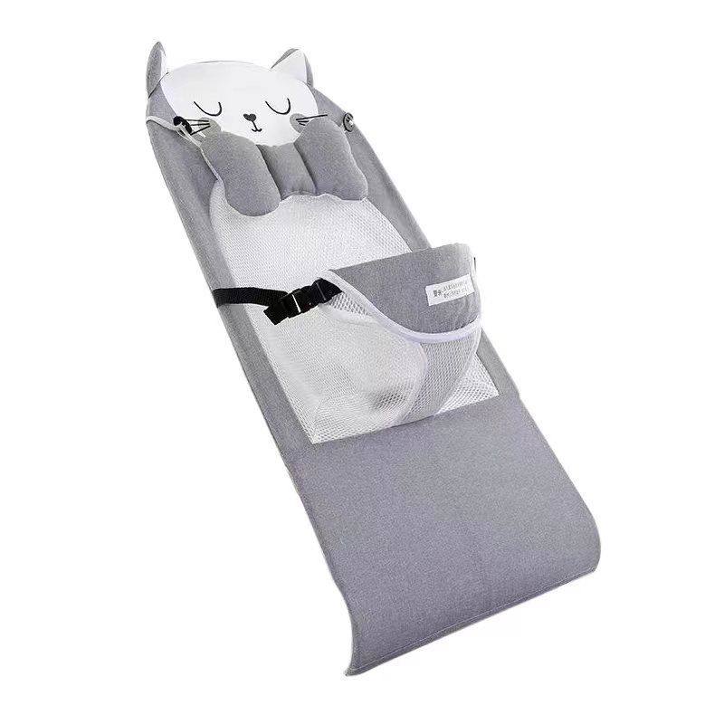 Coaxing baby artifact baby rocking chair cloth cover children baby cradle bed changing seat cover mosquito net mat without bracket