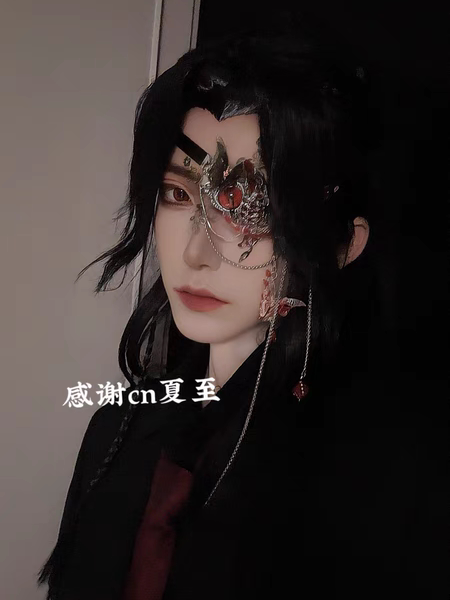 荀令原创手作【弯刀厄命】拟态花城眼罩右眼天官赐福花城cos面具,古风美学与角色灵魂的完美碰撞!-戒指-淘宝好物网
